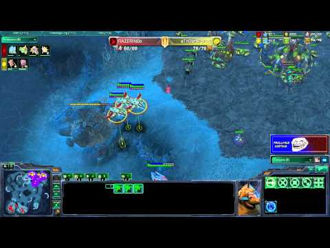 SC2 M001 RAZERiNSo (P) vs aTnDarKFoRcE (Z)
