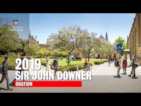 Sir John Downer Oration | Industry & Government | University of Adelaide