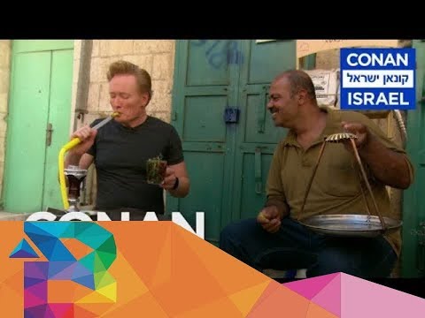 Conan Goes Hookah Shopping In Bethlehem  - CONAN on TBS