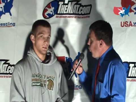 Junior Freestyle 160 pound champion Nick Moore of Iowa