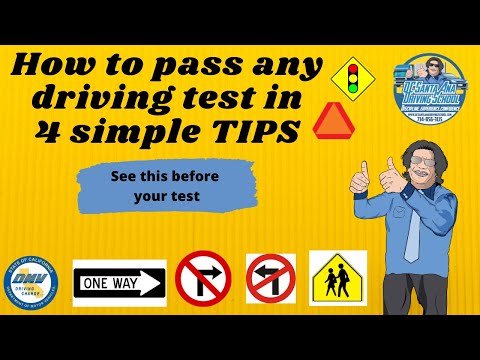 How to pass any driving test in 4 simple tips