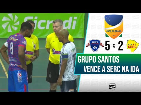 GOLS | GRUPO SANTOS 5 x 2 SERC | COPA DO BRASIL DE FUTSAL 2022 | PRIMEIRA FASE | JOGO DE IDA