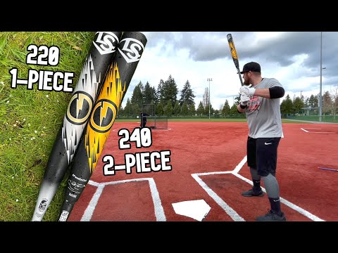 Which Louisville Slugger Genesis is hotter? 1-piece 220 vs. 2-piece 240 | USSSA Slowpitch Bat Review