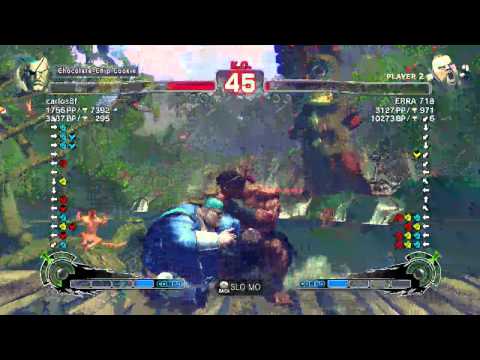 USF4: carlos8f (Sagat) vs ERRA 718 with commentary