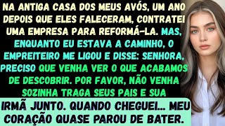 Na antiga casa dos meus avós, uma ligação me parou no meio do caminho —e o que eles descobriram mudo