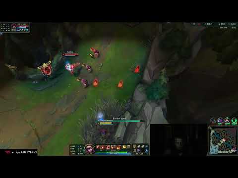 Tyler1 performs a magic trick and makes Xayah disappear