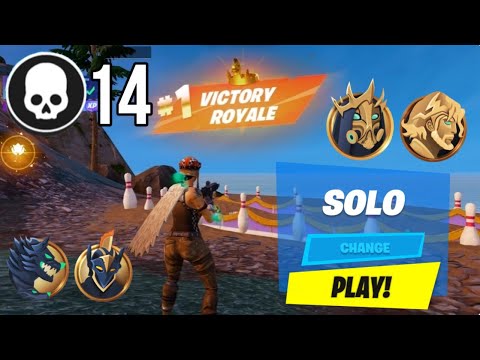 Renegade Raider 14 kills Solo Gameplay Win (NEW Fortnite Season 2 PS5 Controller)