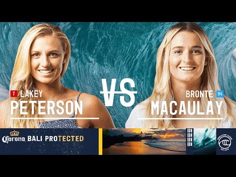 Lakey Peterson vs. Bronte Macaulay - Round of 16, Heat 7 - Corona Bali Protected W 2019