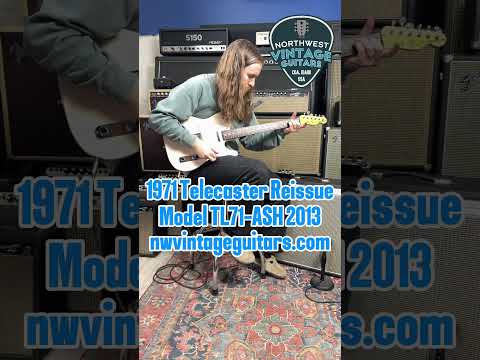 *Video* 1971 Fender Telecaster Reissue Model TL71-ASH Rare Trans Blonde MIJ - 2013 image 26