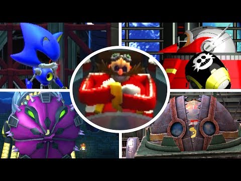Sonic The Hedgehog 4 Episode 1 & 2 - All Bosses (No Damage)