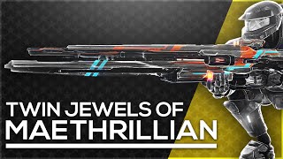 Halo 5 Twin Jewels of Maethrillian Gameplay - Legendary Weapon Showcase