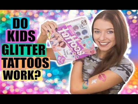 Do Kids Glitter Tattoos Actually Work? FAB LAB