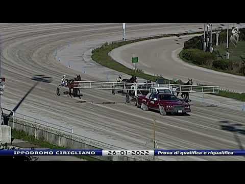 Aversa trotto 26 Gennaio 2022 - Prova di qualifica e riqualifica