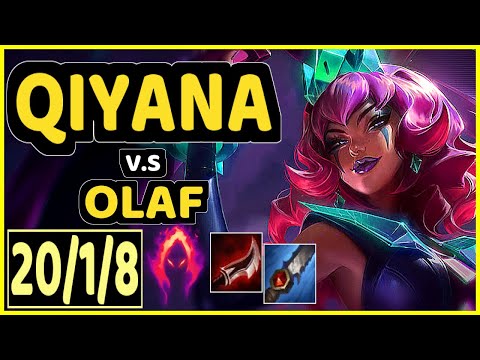 SELFMADE (QIYANA) vs OLAF - 20/1/8 KDA JUNGLE CHALLENGER GAMEPLAY - EUW