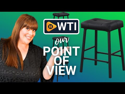 Black Bar Stools Set of 4 - WTI product video review