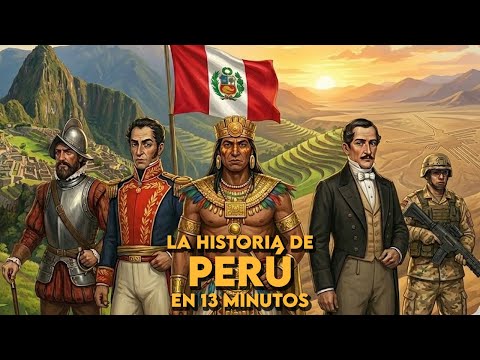 ✅ La HISTORIA DE PERÚ en 13 minutos | El resumen definitivo de la historia de PERÚ