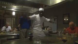 preview picture of video 'Mr Chicken at the Japanese Restaurant at Breezes Trelawney Jamaica'