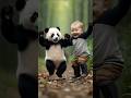 Baby Dancing With Panda In Jingle Bell Song WhatsApp Status Dancevideo Animaldance Funny