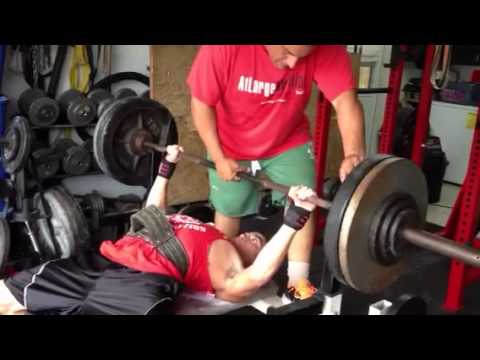 Powerlifting 260 bench at 160 body weight