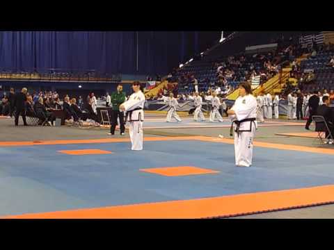 Veteran Female 2nd Dan Patterns Final. Patrice Conaty (IRL) v Lyn Talbott (ENG)