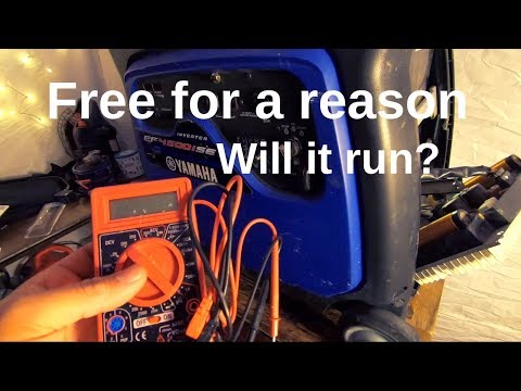 Yamaha EF4500ISE (No Power) Fix and Diagnostics - Will It run?