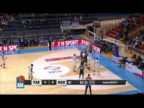 ABA Liga 2016/17, Round 13 match: Partizan NIS - Mornar (18.12.2016)