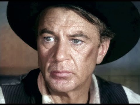 HIGH NOON, THE TENSE SCENE WITH THE TICKING CLOCK WITH GARY COOPER & GRACE KELLY, COLORIZED