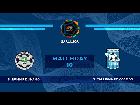 Rummu Dünamo - Tallinna FC Cosmos. Coolbet Saaliliiga. MD 10. Live stream