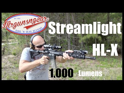 Streamlight Rail Mount HL-X 1,000 Lumen Weapon Light Review (HD)