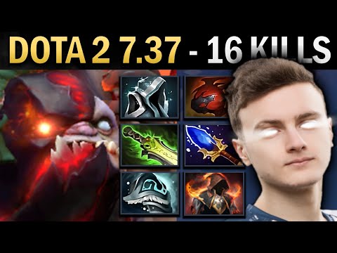 Pudge Gameplay Miracle with Ethereal and 16 Kills - Dota 2 7.38