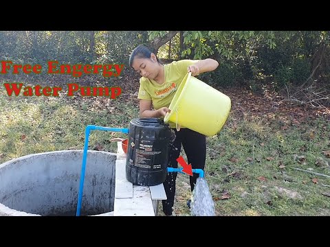 How To Make Free Energy Water Pump, Without Electricity, Non Stop water pump ,Life Hack At Home.