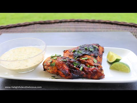 Peruvian Chicken with Spicy Green Sauce