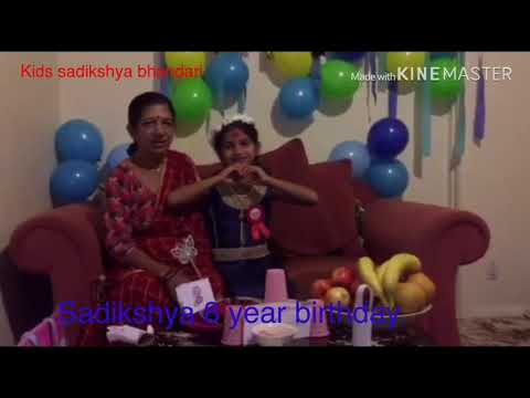 Sadikshya 8 year birthday 🎁 2020/04/16 Nelson