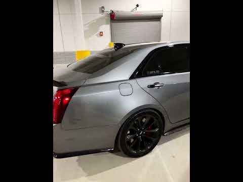 CORSA EXTREME EXHAUST AND STAINLESS WORKS HEADERS ON 2018 CTS-V ON E85
