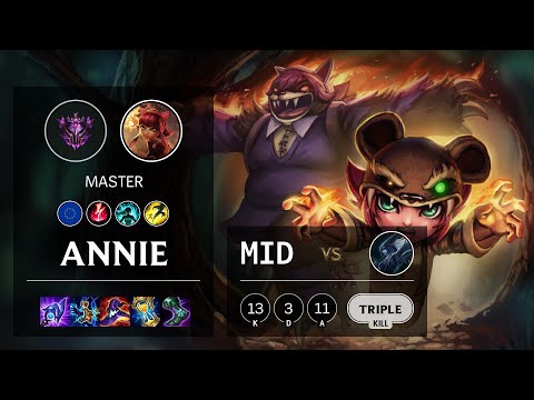 Annie Mid vs Lissandra - EUW Master Patch 11.18