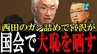 【西田昌司】西田が財務省と宮沢洋一にブチギレる！宮沢洋一は恥を晒す結果にｗ日本経済停滞の原因を西田議員が暴露！
