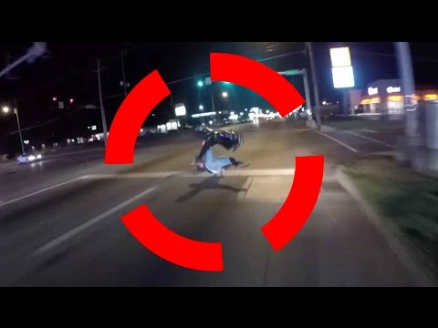 When Squids Attack! PART 2: Motorcycle crash takes out girl! CRAZY WRECK