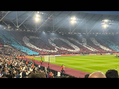 It was a great atmosphere I'm Forever Blowing Bubbles🫧. West Ham 1-1 Leverkusen. 18.04.24