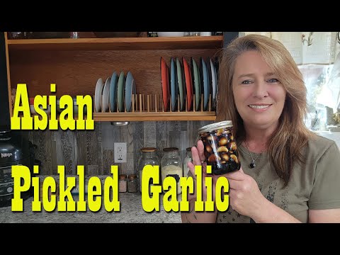 Asian Pickled Garlic Recipe ~ Simple preserving