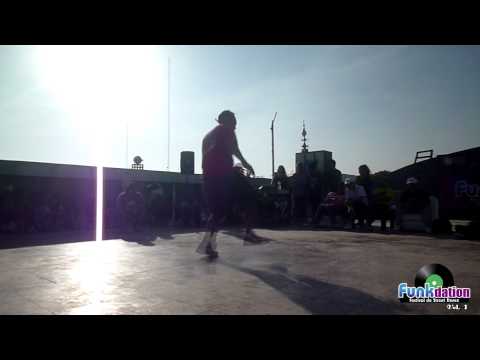 FUNKDATION 2013 / Pre SemiFinal Breaking - GINO vs FUCKIN JAN vs PARCHAO