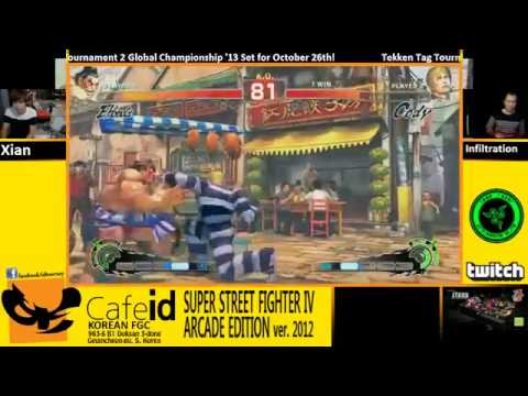 SSFIV:AE v2012 - Xian (Random) vs. Infiltration (Random) highlight 01 *Oct 17, 2013