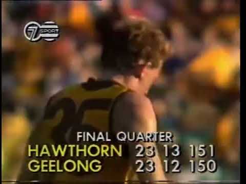 Hawthorn vs Geelong - RD 6 1989 - Last Quarter Highlights