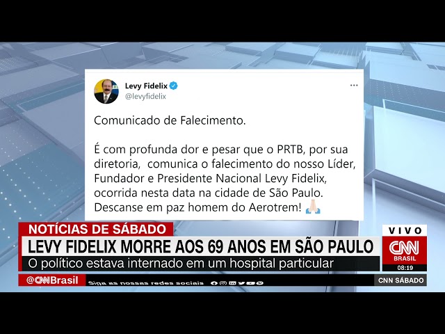Levy Fidelix morre aos 69 anos em São Paulo