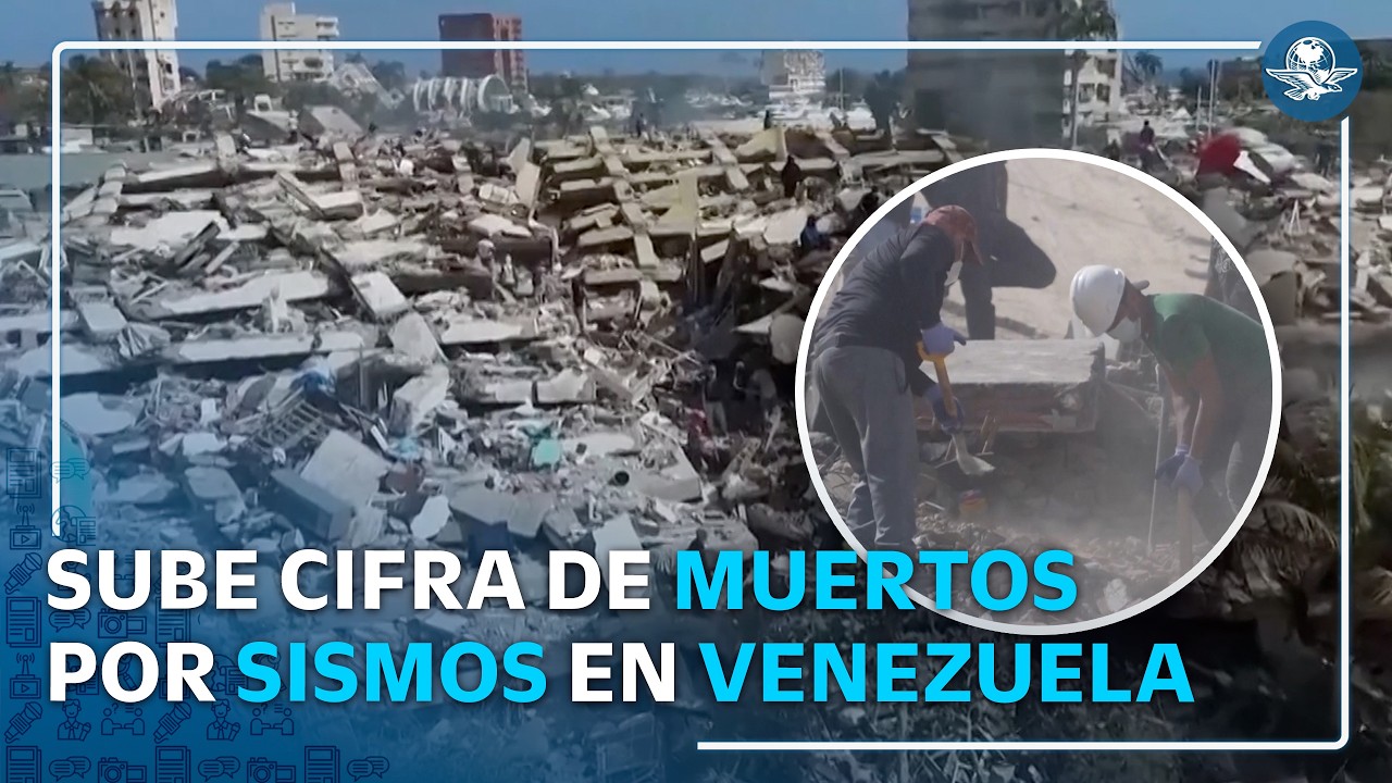 1,450 muertos en Venezuela por terremotos; continúa la emergencia en La Guaira