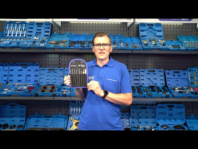 Video teaser per BRLLIANT TOOLS BT085060 Meißel und Splintentreiber / Durchtreiber-Satz, 8-tlg [Powered by KS Tools]