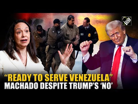 “Ready to serve the people of Venezuela”: Nobel Laureate Machado after Maduro’s arrest, Trump’s ‘No’