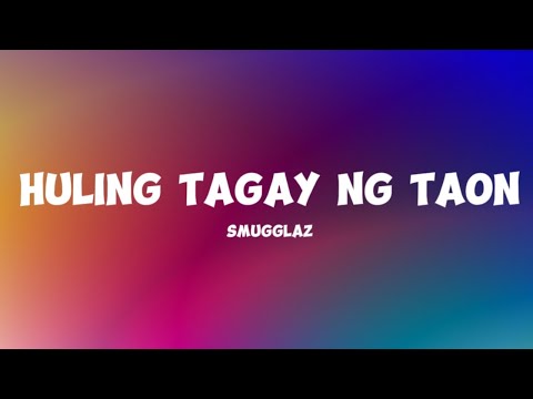 Smugglaz - Huling Tagay Ng Taon (Lyrics)