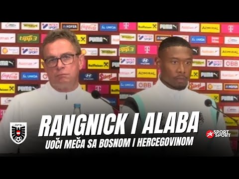 RANGNICK AND ALABA BEFORE THE MATCH WITH BIH | AUSTRIA PRESS CONFERENCE