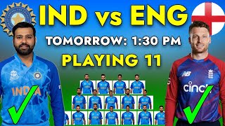 ICC T20 World Cup 2022 | Team India Playing 11 vs England | Ind Playing 11 vs Eng 2022