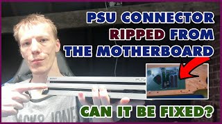 This PS4 Pro PSU Connector Was RIPPED From The Board In Cold Blood! Can We Still Fix It?